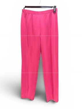 1 State Pink Straight-Leg with front slit Dress Pants